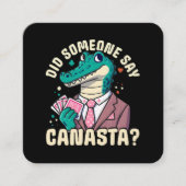 カナスタと言ったのか スクエア名刺 (正面)