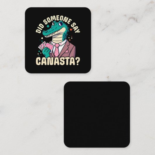 カナスタと言ったのか スクエア名刺 (正面/裏面)