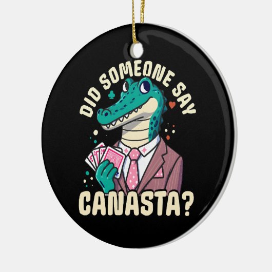 カナスタと言ったのか セラミックオーナメント (左)