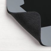 カナスタイリッシュダブラックメープルリーフ マウスパッド (コーナー)