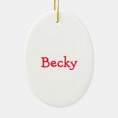 カナスタオーナメント セラミックオーナメント (裏面)