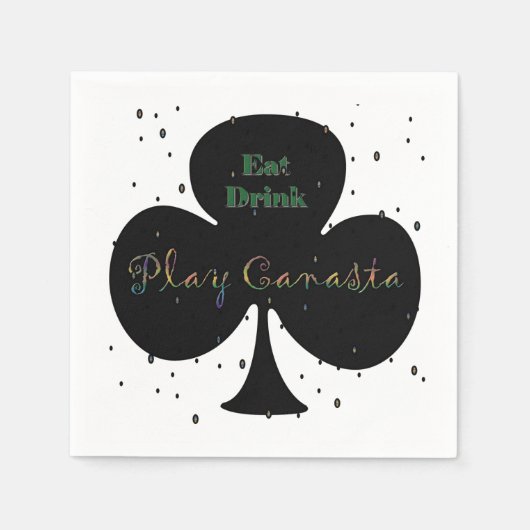 カナスタナプキンス スタンダードカクテルナプキン (正面)