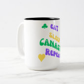 カナスタマントラスリープ食べカナスタリピート ツートーンマグカップ (正面左)