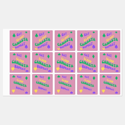 カナスタマントラスリープ食べカナスタリピート ラベル (シート)