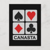 カナスタ選手はがき ポストカード (正面)