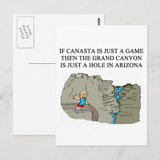 カナスタ選手 ポストカード (正面/裏面)