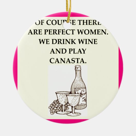 カナスタ セラミックオーナメント (正面)