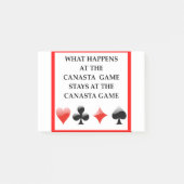 カナスタ ポストイット (正面)