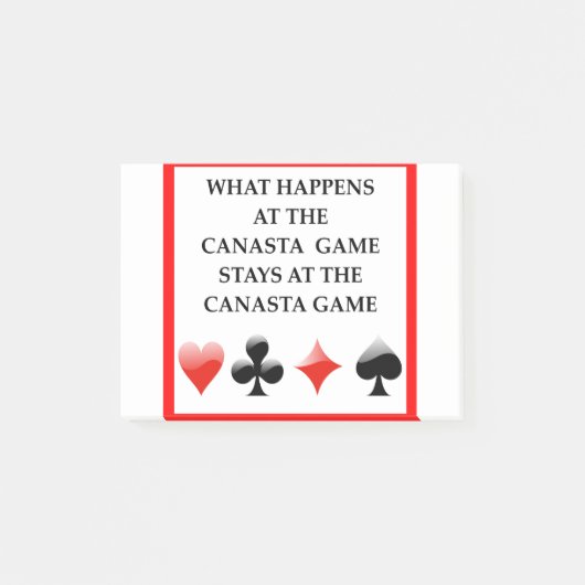 カナスタ ポストイット (正面)