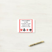 カナスタ ポストイット (デスク上)