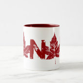 カナダおみやげコーヒーカップクールカナダマグカップ&カップ ツートーンマグカップ (中央)