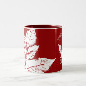 カナダおみやげコーヒーカップクールカナダマグカップ&カップ ツートーンマグカップ (中央)