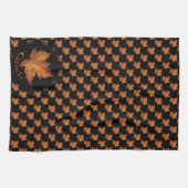 カナダおみやげタオルCanadaメープルリーフティータオル キッチンタオル (横)