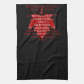 カナダおみやげタオルCanada Anthem Tea Towels キッチンタオル (縦)