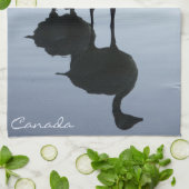 カナダおみやげタオルCanada Goose Tea Tutolo Decor キッチンタオル (折り畳み)