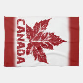 カナダおみやげタオルCanadian Tea Tutolo Decor キッチンタオル (横)