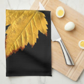 カナダおみやげタオルVarsityカナダ茶タオル キッチンタオル (四つ折り)