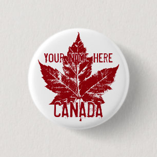カナダおみやげボタパーソナライズされたンCanadaボタン 缶バッジ
