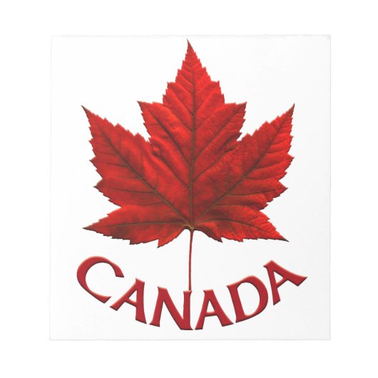 カナダおみやげメモ帳おもしろいカナダのギフトメモ帳 ノートパッド (正面)