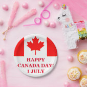 カナダおめでとう！ ペーパープレート (パーティー)