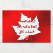 カナダおもしろいの酒類ボトルについて リキュールボトルラベル (シングルラベル)