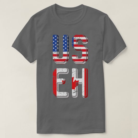 カナダおもしろいアメリカギフトカナダ Tシャツ (デザイン正面)