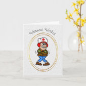 カナダおもしろいデイカードの凍結 カード (黄色い花)