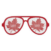 カナダおもしろいナダデー アビエーターサングラス (正面)