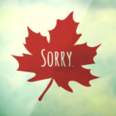 カナダおもしろいナダデー ウィンドウサイン (シート3)