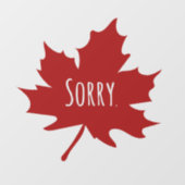 カナダおもしろいナダデー ウィンドウサイン (シート)