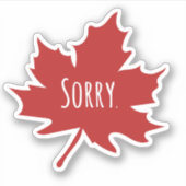 カナダおもしろいナダデー シール (正面)