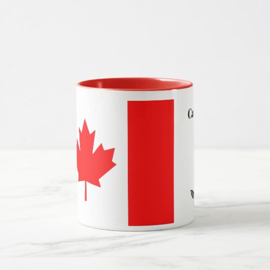 カナダおもしろいムースカナダデイマグ マグカップ (中央)