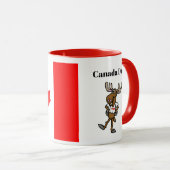 カナダおもしろいムースカナダデイマグ マグカップ (正面右)