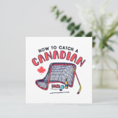 カナダおもしろい人がカナダ人を捕まえる方法 カード (スタンド正面)