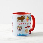 カナダおもしろい マグカップ (正面右)