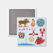 カナダおもしろい マグネット (正面/裏面)