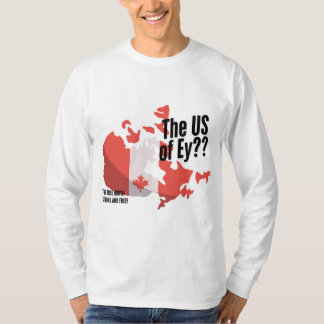 カナダおもしろパトリオティックロングスリーブ Tシャツ