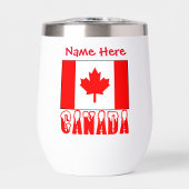 カナダおよびカナダ国旗の赤の個人設定