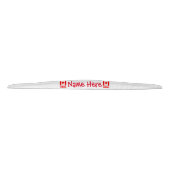 カナダおよびカナダ国旗の赤の個人設定 タイヘッドバンド (正面)