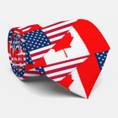 カナダおよび米国の雑種 ネクタイ (ロール)