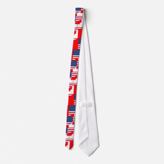 カナダおよび米国の雑種 ネクタイ (裏面)