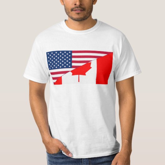 カナダおよび米国の雑種 Tシャツ (正面)