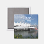 カナダお祝い マグネット (正面/裏面)