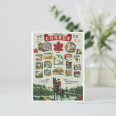 カナダからの挨拶 ポストカード (スタンド正面)