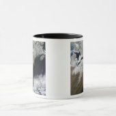 カナダからの雪のカバー マグカップ (中央)