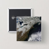 カナダからの雪のカバー 缶バッジ (正面&裏面)