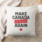 カナダかわいらしを再び良くする – スローガンおもしろい クッション (ブランケット)