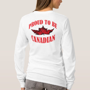 カナダがあること誇りを持った Tシャツ
