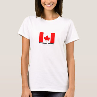 カナダがあること誇りを持った Tシャツ