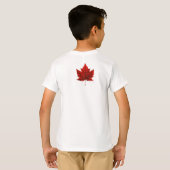 カナダが好きな人向けのカナダのスポーツシャツ Tシャツ (裏面フル)